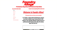 Desktop Screenshot of foundryalloys.com